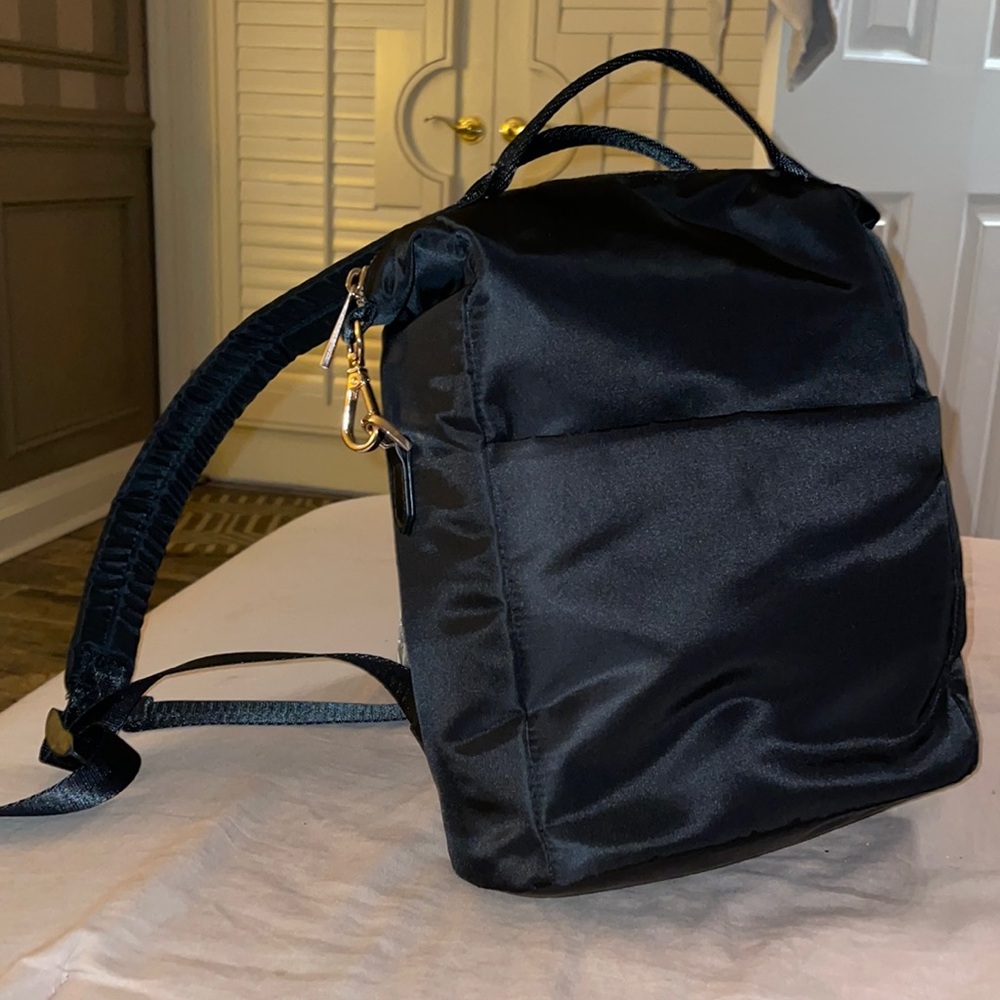 Black backpack 10x8 inch